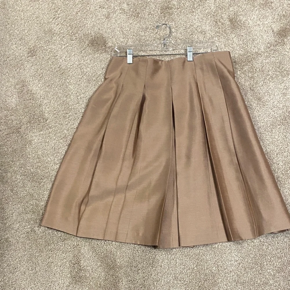 Rickie Freeman for Teri Jon Tan A-Line Skirt - Picture 1 of 2